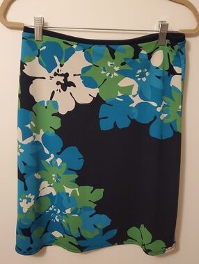 Vintage EXPRESS Floral/Tropical Print Skirt Y2K